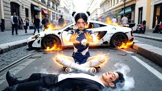 首富遇車禍瀕死無人敢救，怎料一旁看似邋遢的女乞丐竟是天醫聖女，一根銀針救活他，首富母親當即攜千億資產跪求她當保鏢，從此逆天改命！#爽劇 #短劇# 短劇全集