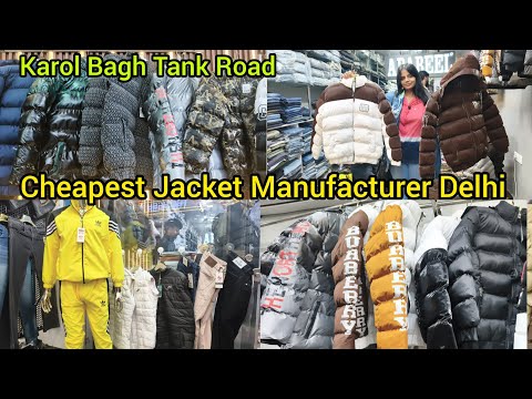 Cheap Jacket Market | Karol Bagh Tank Road Wholesale Market, Laxmi tevar Vlogger