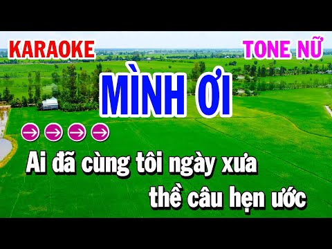 Karaoke Mình Ơi ( Tone Nữ ) Huỳnh Lê