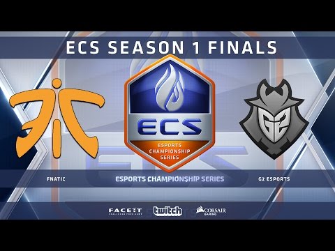 Fnatic vs G2 - Map 1 - Overpass (ECS Season 1 Finals)