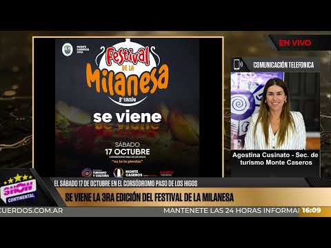 Agustina Cusinato - Se viene el Festival de la Milanesa en Monte Caseros 