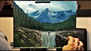 Cómo pintar una CASCADA al Óleo | Pintar con Francis ®