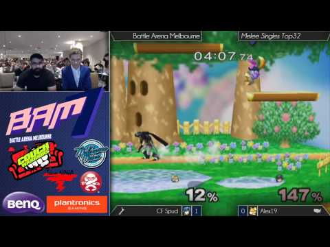 Bam 7 Melee Singles Losers R4 - Alex19 vs CF Spud