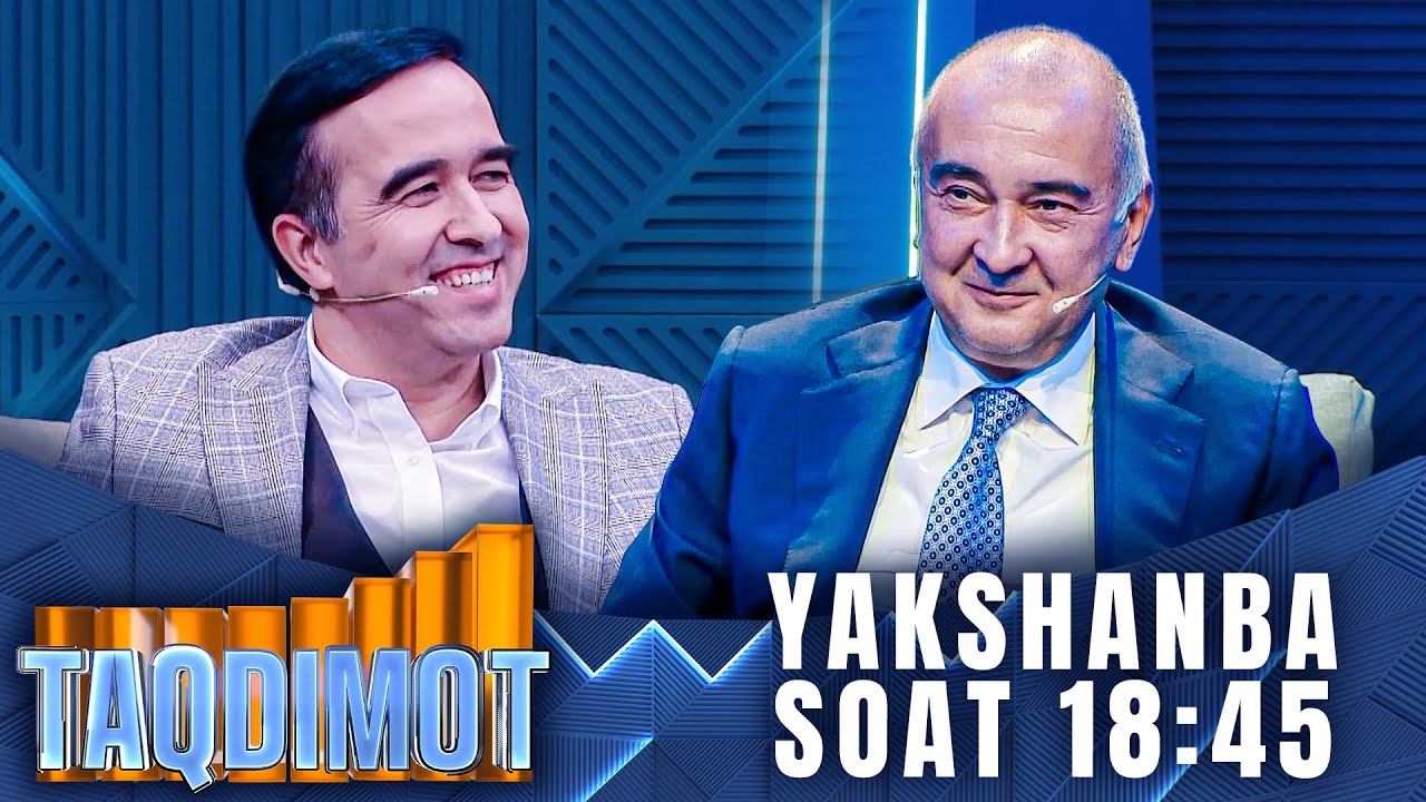 ANONS - TAQDIMOT | YAKSHANBA SOAT 18:45