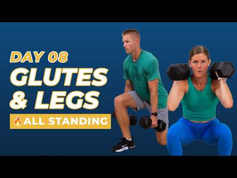 New Year Workout Challenge Day 8: 25-Minute Legs and Glutes Workout (Athlete 25)