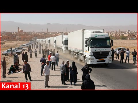 C*rpses of killed Iranian protesters are transported in a truck - Graphic footage