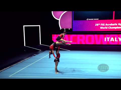 Italy 1 (ITA) - 2022 Acrobatic Worlds, Baku (AZE) - Balance Qualification  Women's Group