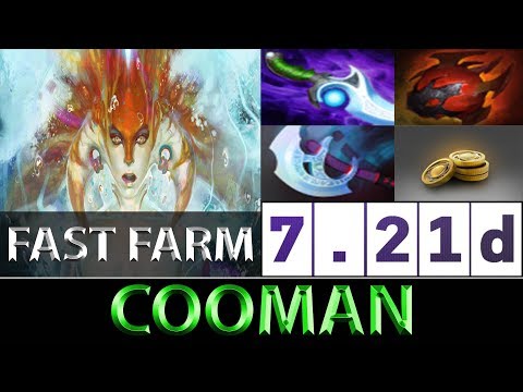 Cooman [Naga Siren] Fast Farm 762 GPM ► Dota 2 7.21d