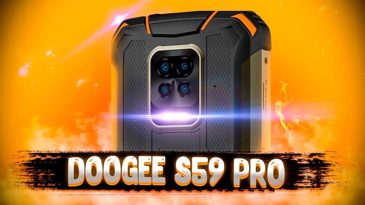 Смартфон Doogee S59 Pro Черно-оранжевый