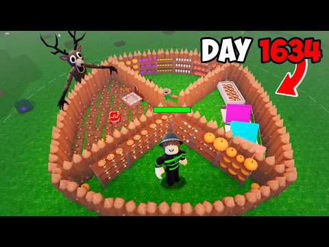 I Built The BIGGEST FOOD BASE In 99 Nights In The Forest!