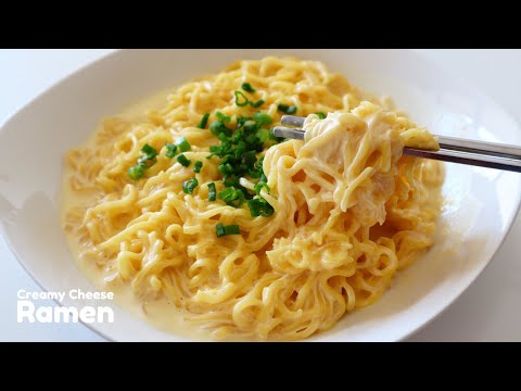 Creamy Cheese Ramen Noodles Recipe #tiktokrecipes #tiktokviral #ramennoodles