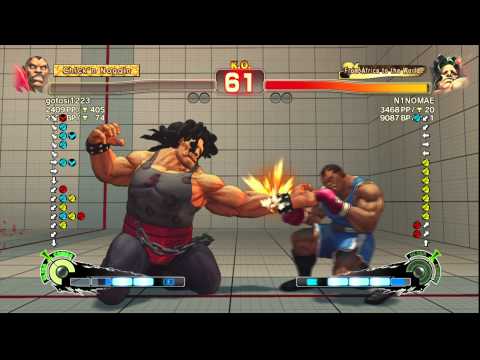 USFIV~ Balrog (gotosi1223) vs.  Hugo (N1NOMAE) HD