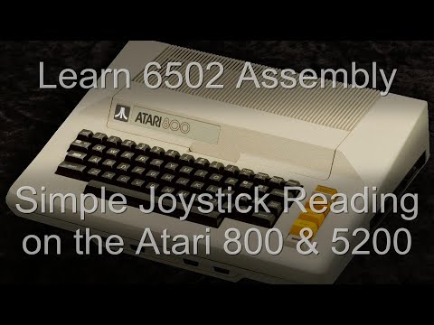 Joystick Reading on the Atari 800 / 5200 - 6502 Lesson S13