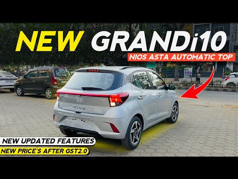 Hyundai Grand i10 Nios Asta Automatic 2026 New Updated Top Model GST Price Features Mileage Review