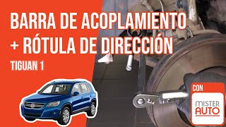 Youtube thumbnail of video "Cómo cambiar la barra de acoplamiento y la rótula de dirección Tiguan 1 🚗"