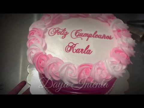Decoración de Pastel Sencillo para Niña | Daya Intenta