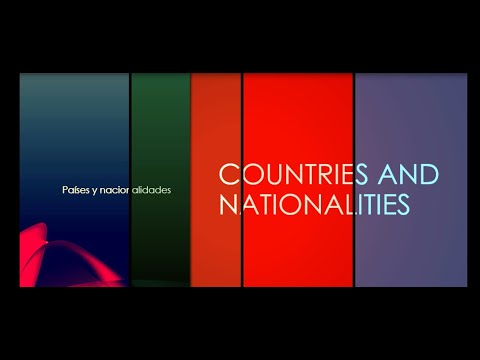Countries and Nationalities