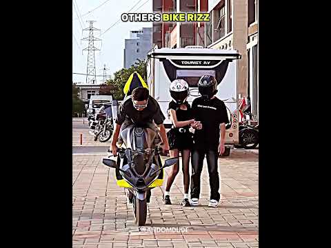 Normal skill VS King of bike rizz