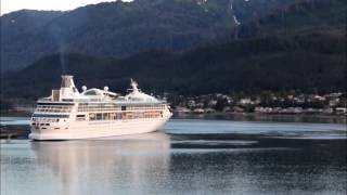 Juneau, Alaska. Sunset.