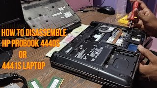 How to Disassemble the HP ProBook 4440s or  4441s Laptop