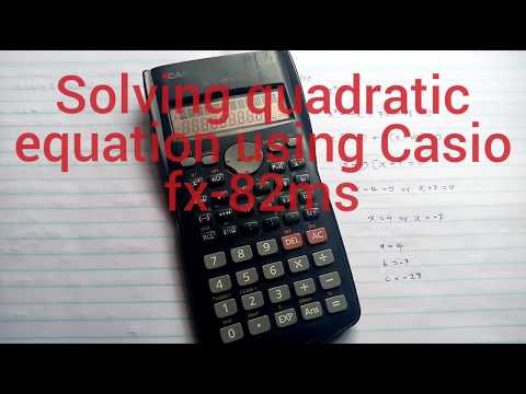 Mokslinis skaičiuotuvas Casio fx-82ES PLUS-2 video