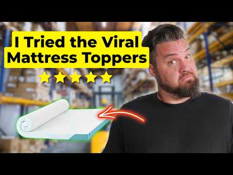 Best Amazon Mattress Toppers - My Top 5 Mattress Topper Picks!