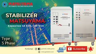 Stabilizer Listrik AVRLD50GT (max 40.000VA) 3 phase