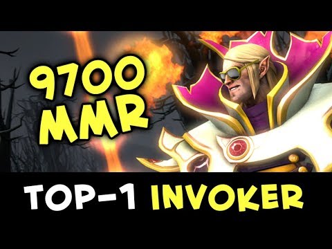 Top-1 Invoker in Dota — 9700 MMR best on Dotabuff