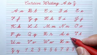 Cursive writing a to z | Cursive writing abcd | Cursive letter abcd | Cursive handwriting practice