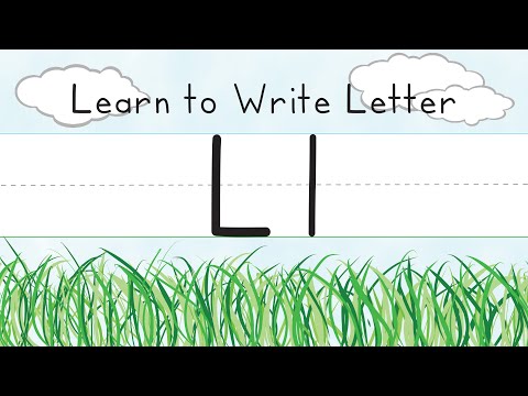 Learn to Write Letter L