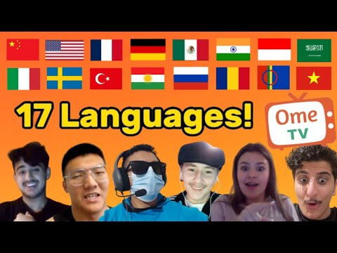 Omegle but Multiple Languages with the same person | 17 languages | Conversations with Polyglots