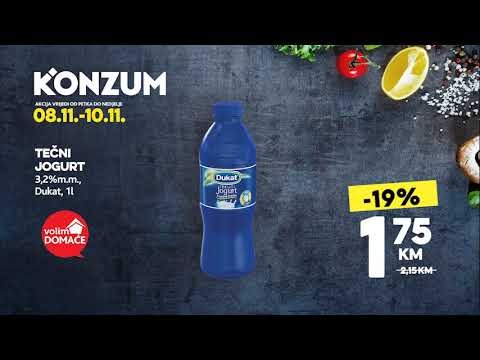 Vikend akcija u Konzumu! 08.11.-10.11.2019.