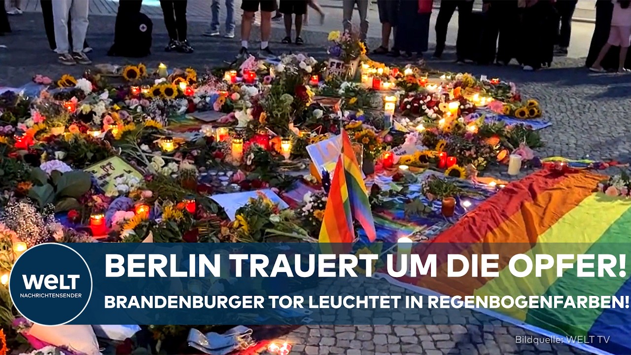 BERLIN HÄLT INNE: Blumen, Kerzen und Tränen! Bewegende Gedenkfeier nach dem Terroranschlag!