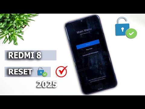 HOW TO REDMI 8  (MIUI 12 5) HARD RESET  - XIAOMI REDMI 8 FACTORY RESET UPDATE 2025