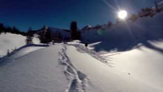preview picture of video 'Grand Targhee Back Country Kicker Shred'