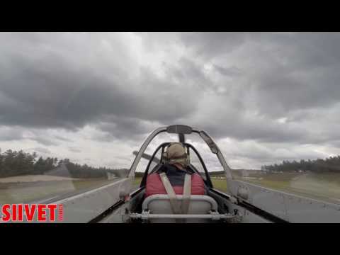 P-51D Mustang Takeoff And Landing Cockpit Camera - Jämi Fly In 2015