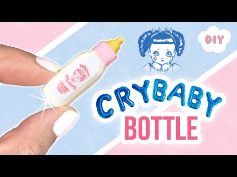 DIY Melanie Martinez CRY BABY Bottle!! Miniature Perfume Milk Bottle for Dollhouse Video