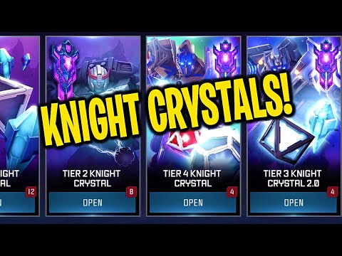MASSIVE Tier 4 Knight Crystal Opening! - Transformers: Forged To Fight