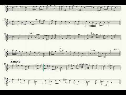 Isfahan Peşrev (Tanburi Cemil Bey) - Nota Eşliğinde İcrâ (Karar: Bolahenk Neyi - E)