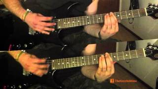 Necrophobic - Blinded by Light, Enlightened by Darkness (full stereo guitar cover with solo)