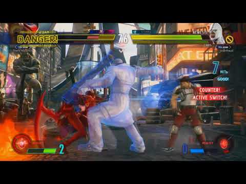 Ranked MVCI - PeenchPeench (Jedah/Ghost Rider) Vs brainfraud (Chris/Nemesis)