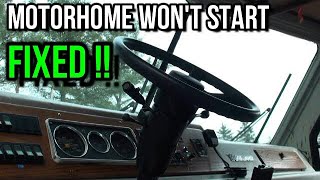 GM P30 Motorhome Will Not Start, Faulty Neutral Safety Interrupt Switch Replacement