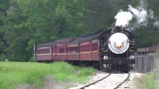 preview picture of video 'Texas State Railroad 300 rolling through Maydelle'