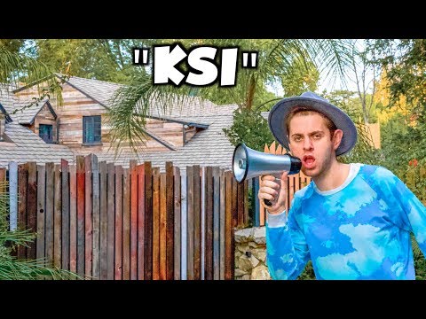 Saying KSI 10,000 Times In Front Of Logan Paul’s House!