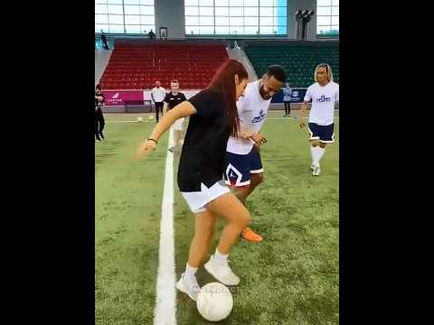 Freestyle Girls vs Footballers – Freestyle Football Challenge | Football Trick Shot & Skill Battle
