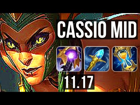 CASSIOPEIA vs EKKO (MID) | Rank 3 Cassio, 6 solo kills | NA Challenger | v11.17