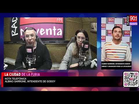 ANUNCIOS Y OBRAS, Albino Garrone, intendente Godoy