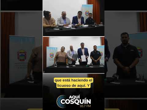 FIRMA DE CONVENIO entre UTN CORDOBA y la MUNICIPALIDAD DE COSQUIN.  #cosquin