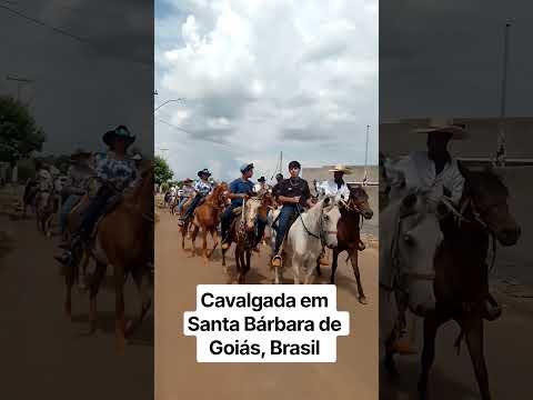 #cavalgada de aniversário 63 anos de Santa Bárbara de Goiás, Estado de Goiás, Brasil. Parabéns!!!
