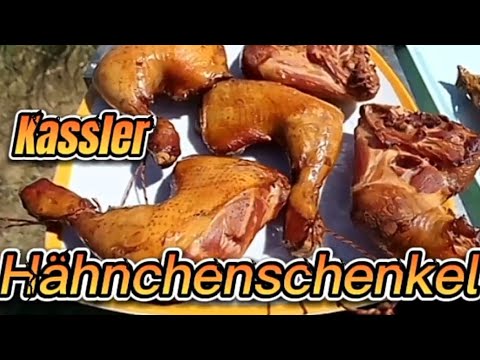 Kassler Hähnchenkeulen selbst gemacht.